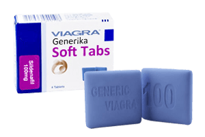 Verpackung von Viagra Soft Tabs Tabletten 